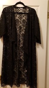 Medium Black Lace Lularoe Shirley. EUC. Worn Once